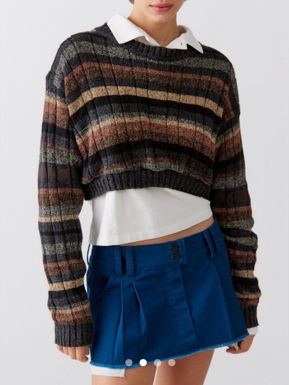 NWT Urban Outfitters BDG, Sydney Y2K Pleated Mini Skirt- size small